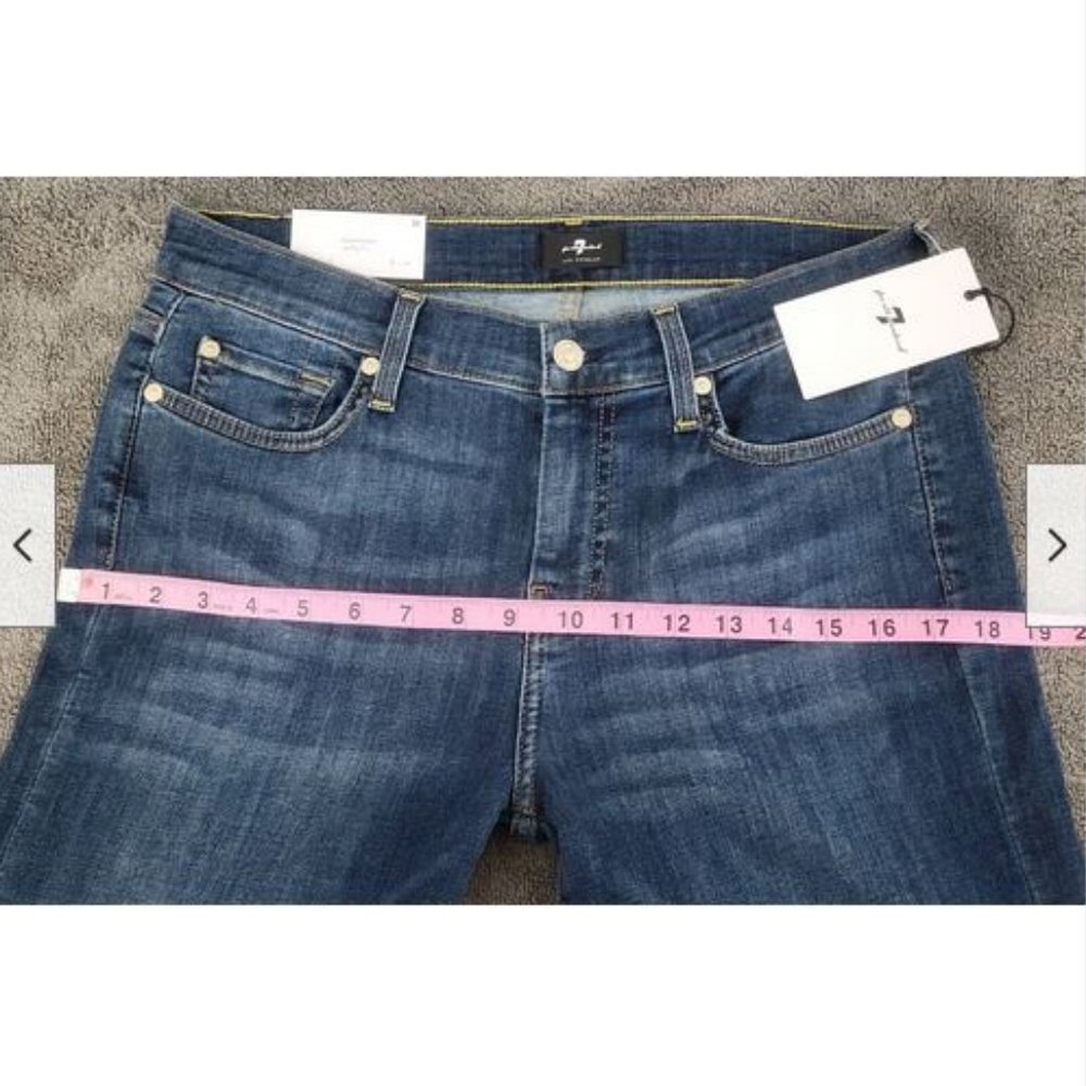 NWT 7 for All Mankind Dojo Wide Leg Jeans 30 Nordica - Picture 11 of 14